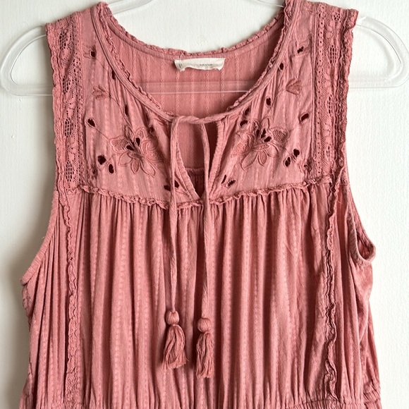 Lucky Brand - Peasant Dress Coral - Picture 4 of 7